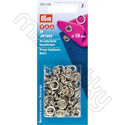 Knoflík stiskací JERSEY 10 mm NIKL náhradní – Sleviste.cz