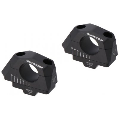 Zvýšení řídítek o 25mm a přiblížení o 0-30mm pro řídítka 22mm, černé – Hledejceny.cz