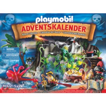 Playmobil Adventní kalendář Hledání pokladu v pirátské zátoce