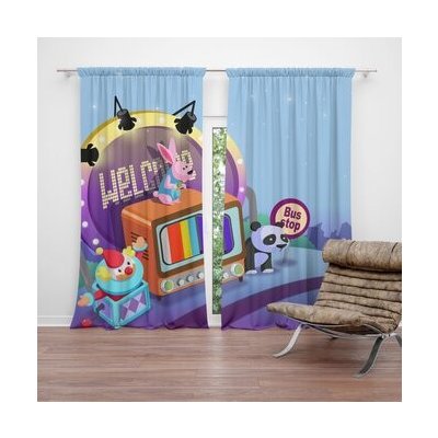 Sablio Závěs Bus stop: 2ks 140x250cm – Hledejceny.cz