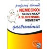 Nemecko/slovenský a slovensko/nemecký profesný slovník gastronómia
