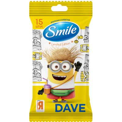 SMILE ubrousky vlhčené Limited Edition Minions 15 ks – Hledejceny.cz