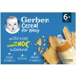 Gerber Cereal mlíčko s kaší na dobrou noc sušenkové 2 x 200 ml – Zboží Dáma