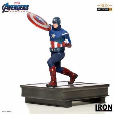 Iron Studios Marvel Avengers Endgame Captain America 2012, měřítko 1:10, 21 cm, MARCAS24719-10 – Zboží Mobilmania