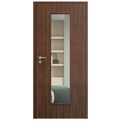 Sapeli Elegant Komfort M55 otočné ořech americký 80 x 210 cm Čiré sklo – Hledejceny.cz