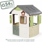 Smoby Domček ekologický Neo Jura Lodge Playhouse Green rozšíriteľný 2 dvere 2 okná s okenicami z recyklovaného materiálu s UV filtrom od 24 mes SM810503 – Zboží Dáma