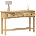 vidaXL Konzolový stolek "Corona" 114x34,5x73 cm masivní borovice 11461.4005666 – Sleviste.cz
