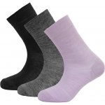 Devold Daily Merino Light Sock 3Pk Wmn Orchid Mix – Zboží Dáma