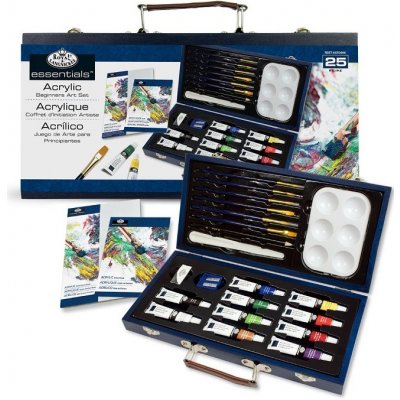 Sada akrylových barev v dřevěném pouzdře "for Beginners" – Hledejceny.cz