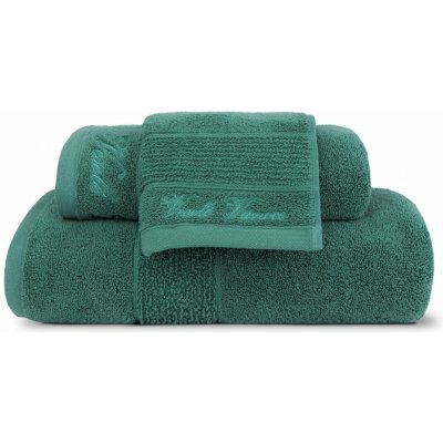 Darré BELLA CASA tmavě zelená Veselé Vánoce ručník 50 x 100 cm – Zboží Mobilmania