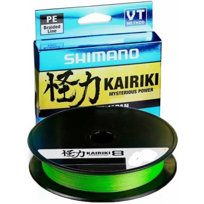 Shimano Šňůra Kairiki 8 150m 0,16mm 10,3kg zelená – Zboží Mobilmania