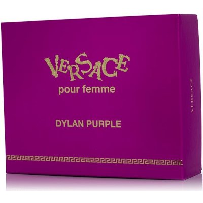 Versace Pour Femme Dylan Purple dámská sada EDP 100 ml + EDP 5 ml + sprchový gel 100 ml + tělové mléko 100 ml – Zbozi.Blesk.cz