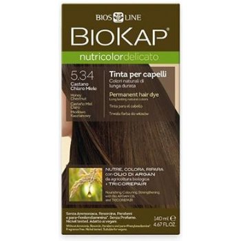 Biokap NutriColor Delicato barva na vlasy 5.34 medová kaštanová 140 ml