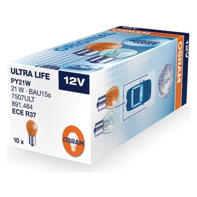 Osram Ultra Life 7507ULT PY21W BAU15s 12V 21W – Zboží Mobilmania
