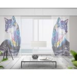 IMPAR Záclony Vlk art (Rozměr záclony: 150x250) – Hledejceny.cz