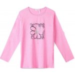 dívčí tričko S KYTIČKOU A TŘPYTKAMI Světle růžová – Zboží Dáma
