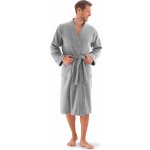 A&R Unisex župan s kapucí šedá tmavá – Zboží Mobilmania