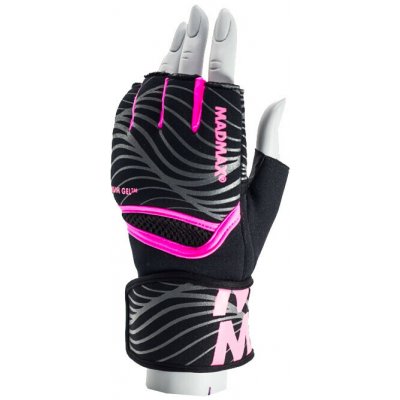 Dámské fitness rukavice MadMax MaxGel Fighting gloves MBF906 Pink S/M – Hledejceny.cz