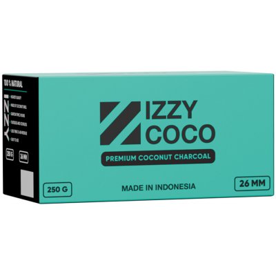IZZY Coco kokosové uhlíky do vodní dýmky 250 g – Zboží Dáma