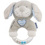 BABY MIX plyšové chrastítko medvěd modrý – Zboží Mobilmania