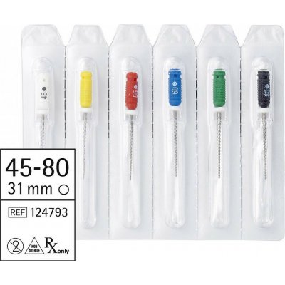 smartdent Hedstroemfeilen 31mm ISO 045-080 6ks – Hledejceny.cz
