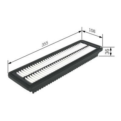 Vzduchový filtr BOSCH F 026 400 455 – Hledejceny.cz
