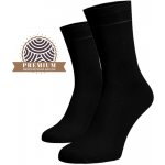 Ponožky z mercerované bavlny - černé 35-38 – Zboží Mobilmania