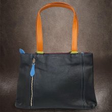 Multicolor barevná kabelka v nádherném hnědém odstínu