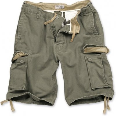 shorts vintage olivové – Zboží Mobilmania