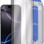 Alzaguard 2.5D Glass EasyFit DustFree pro iPhone 16 Pro / 17 AGD-EFD14P3 – Zboží Živě