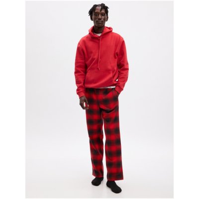 GAP 790796-11 pánské pyžamové kalhoty flanel červené