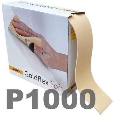 Mirka Goldflex Soft P1000 115x125mm 200 utržků – Zboží Dáma