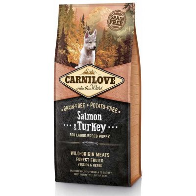 Carnilove Salmon & Turkey for Large Breed Puppy 13,5 kg