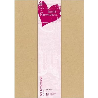 Sada kartonových papírů Kraftstax, A4, 100 ks – Zboží Mobilmania