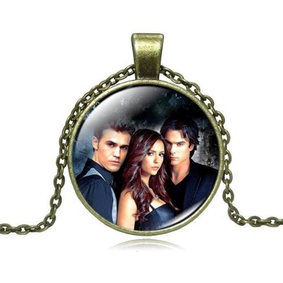 Origoska Řetízek the vampire diaries (upíří deníky) Elena, Damon a Stefan EDS02 Bronzová – Hledejceny.cz