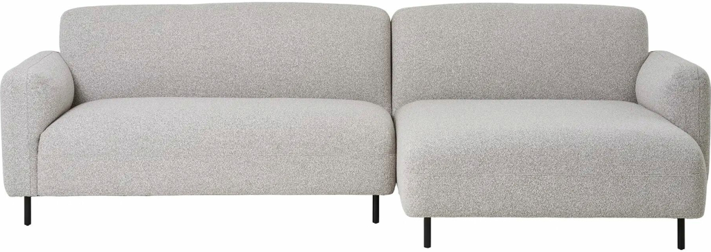 House Nordic Salvador pravý roh bouclé světle šedá