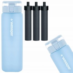 Wessper ActiveMax Clarti Glass 0,68 l modrá