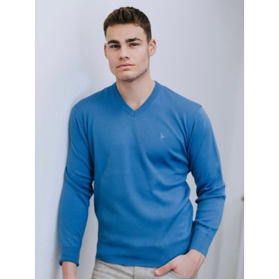 Pánský svetr N12 královsky modrý – Zboží Dáma