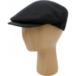 Fiebig Headwear since 1903 Bekovka ze shetlandské vlny s koženým kšiltem černá – Hledejceny.cz