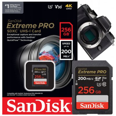 SanDisk SDXC UHS-I U3 256 GB SDSDXXD-256G-GN4IN – Zboží Živě