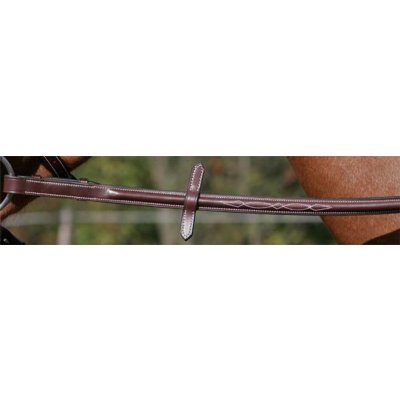 Prestige Otěže prošívané plátěné černé – Zboží Mobilmania