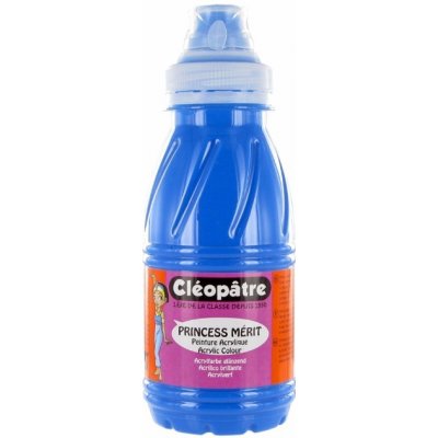 Cleopatre Akrylová barva 250 ml perleťová modrá