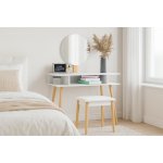 Aga s taburetem PHO5803 bílý – Zboží Dáma