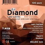 TLAMA games Obaly na karty Diamond Caramel: Square Medium (80x80 mm) (80 mikronů, 100 ks) – Zboží Živě