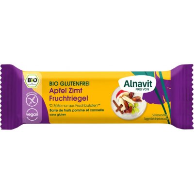 Alnavit Bio jablečno-skořicová tyčinka 40 g – Zboží Dáma
