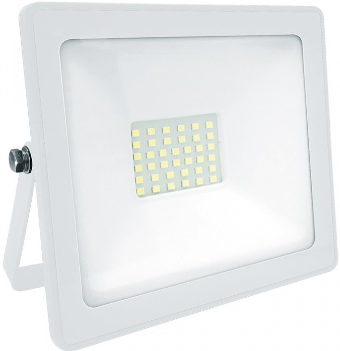 ACA Lighting LED venkovní reflektor Q 30W/230V/3000K/2400Lm/110°/IP66, bílý