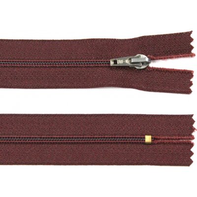 Spirálový zip no.3 nerozepínací 25cm - více barev color: 579 vínová – Hledejceny.cz