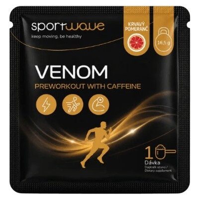 Sportwave Venom Preworkout With Caffeine 16,5 g – Hledejceny.cz