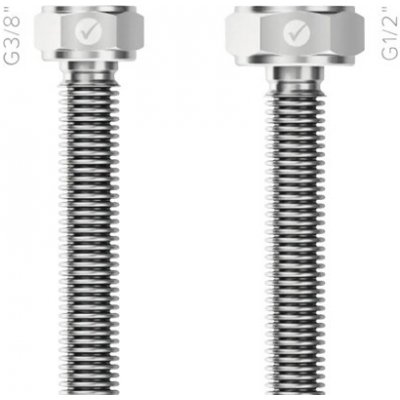 Merabell Aqua Classic Připojovací hadice, G3/8" x G1/2", 80 cm M0071 – Zboží Dáma