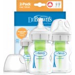 Dr. Brown´s kojenecká láhev širokohrdlá Options transparentní 2x150 ml – Hledejceny.cz